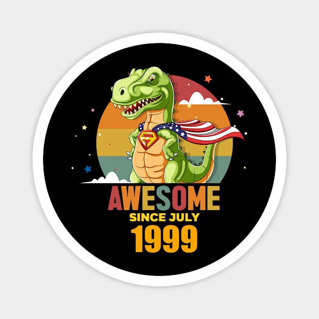 Awesome Since july 1999, Born In july 1999 Birthday Magnet by GEMEARNARNSYAK